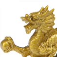 thumbnail image 5 of 5x Chinese Zodiac Golden Dragon Statue Animal Decoration Home Decoration, 5 of 5
