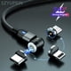thumbnail image 2 of SZYUPXIN-Cable magnético giratorio de 540 °, cargador Micro USB 3 en 1, Cable magnético LED de 3m, tipo C, para iphone 11 Pro, XS, Xiaomi y Samsung, 2 of 4