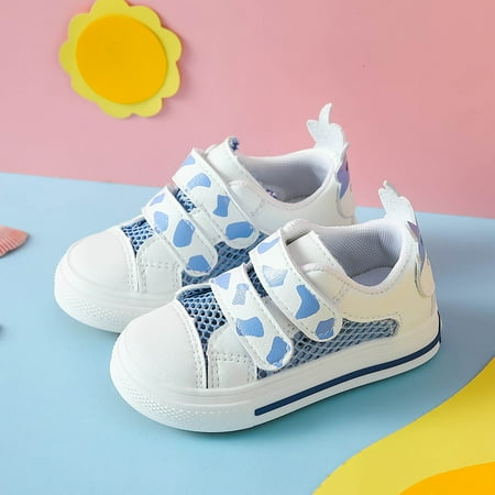 

Toyella Bramille 2021 Spring And Summer New Baby Toddler Shoes Single Mesh Baby Shoes Blue 16