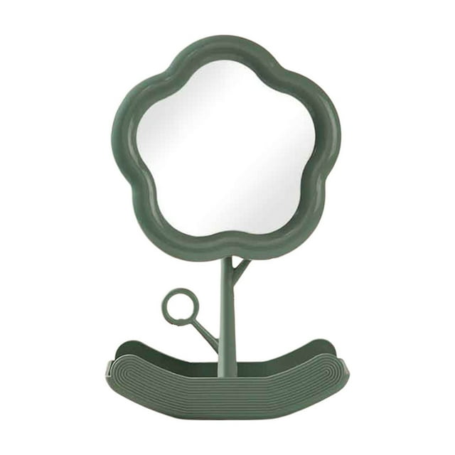 Commode avec Miroir, Rangement Tournesol Miroir de Beauté Indispensable pour la Maison Commode Dortoir Miroir de Bureau Portable Miroir de Beauté, Indispensables de Voyage