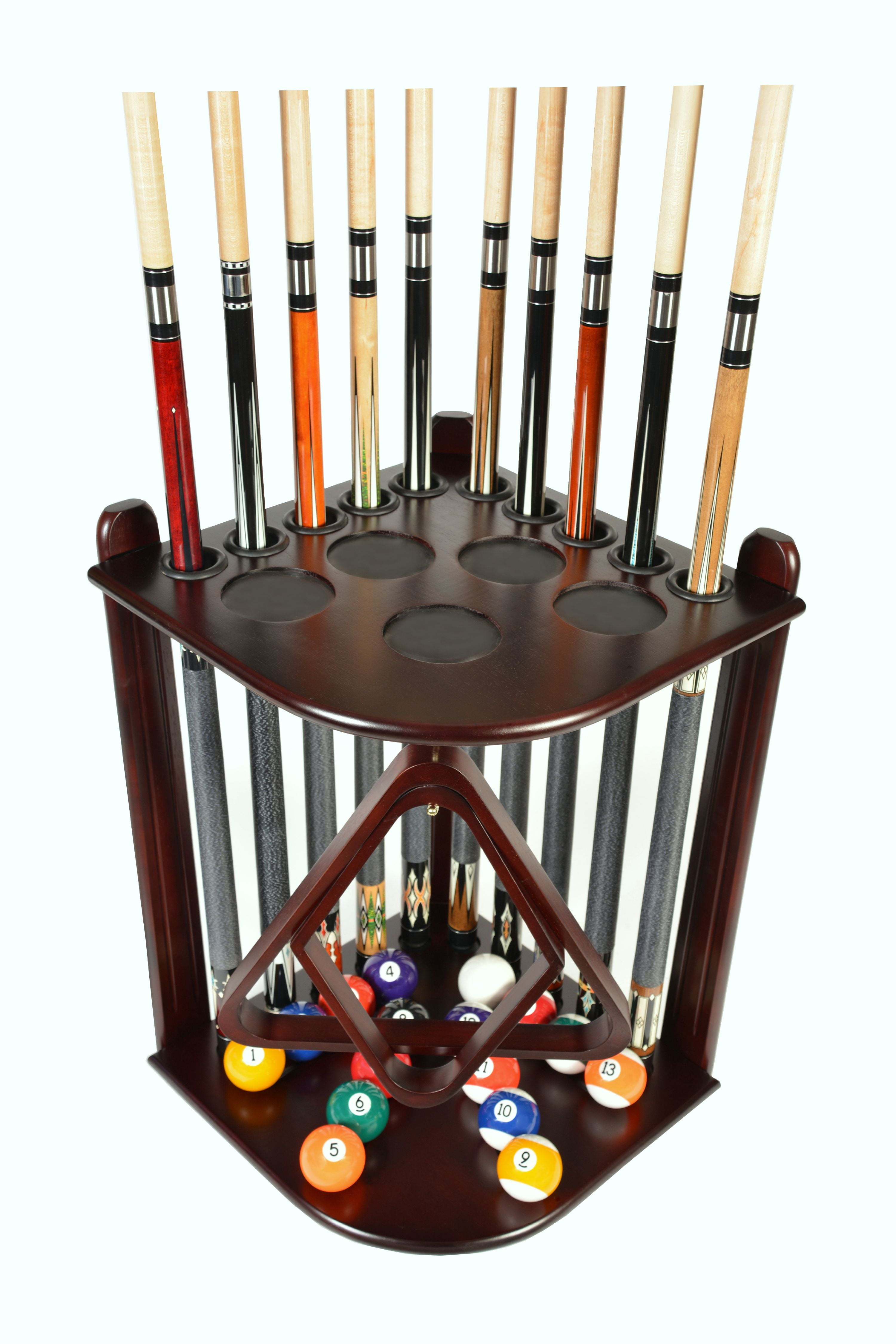 billiard cue rack