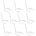 thumbnail image 1 of FRCOLOR Shoes Shaper 10Pairs Sandals Heel Support Rack Plastic Sandals Display Rack Transparent,2.76"X1.97"X1.18", 1 of 5