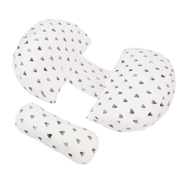 Almohadas de Embarazo ANGGREK para Dormir de lado Con Patrón de Corazón