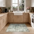 thumbnail image 4 of ATHOPE 2x3 Entryway Rug, Vintage Boho Medallion Rugs Non-Slip Soft Low Pile Washable Rug Large Distressed Rug Indoor Retro Carpet for Kitchen Bathroom Entrance, Gray Brown, 4 of 8