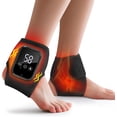 thumbnail image 1 of 2 Pack Cordless Ankle Heating Pad, Ankle Massager with Heat for Pain Relief, Heated Foot Brace Wrap with 3 Temperature Levels and 3 Vibration Modes for Men and Women, Auto Shut Off, 1 of 7