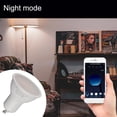 thumbnail image 5 of Yajisi Smart LED Bulb GU10 WiFi RGB WW Dimmable Light Bulb for Home Office Hotel AC90-250V 4.7W 2.36 x 1.97 x 1.97 in, 5 of 9