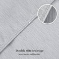 thumbnail image 4 of Kingsley trend 3 Piece Twin Size Comforter Set w/ 2 Envelope Pillow Shams, Box Stitched Grey Twin Bedding Set, Cationic Dyeing, Jacquard Line, All Season Down Alternative, Twin 66x90, 4 of 7