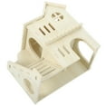 thumbnail image 4 of HLONK 1 Set Guinea Pig Hideout House with Ramp Multi Chamber Small Animal Hut  Nest, 4 of 8