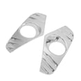 thumbnail image 2 of 2pcs Car Front Foglight Cover ABS Chrome Silver Wearproof Replacement for RAV4 2019‑2021, 2 of 5