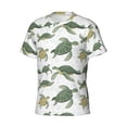thumbnail image 5 of Qekee Cute Turtle Classic Fit T-Shirt Men's Shirt Men's Tight Short Sleeves for Exercise, Running, Mountaineering - Cute Turtle, 5 of 9