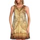 thumbnail image 1 of Disketp Vintage Map Of The World para Vestido sin Mangas para Mujeres, Vestidos de Verano para Mujeres, Casual y Holgado para la Playa, 1 of 7