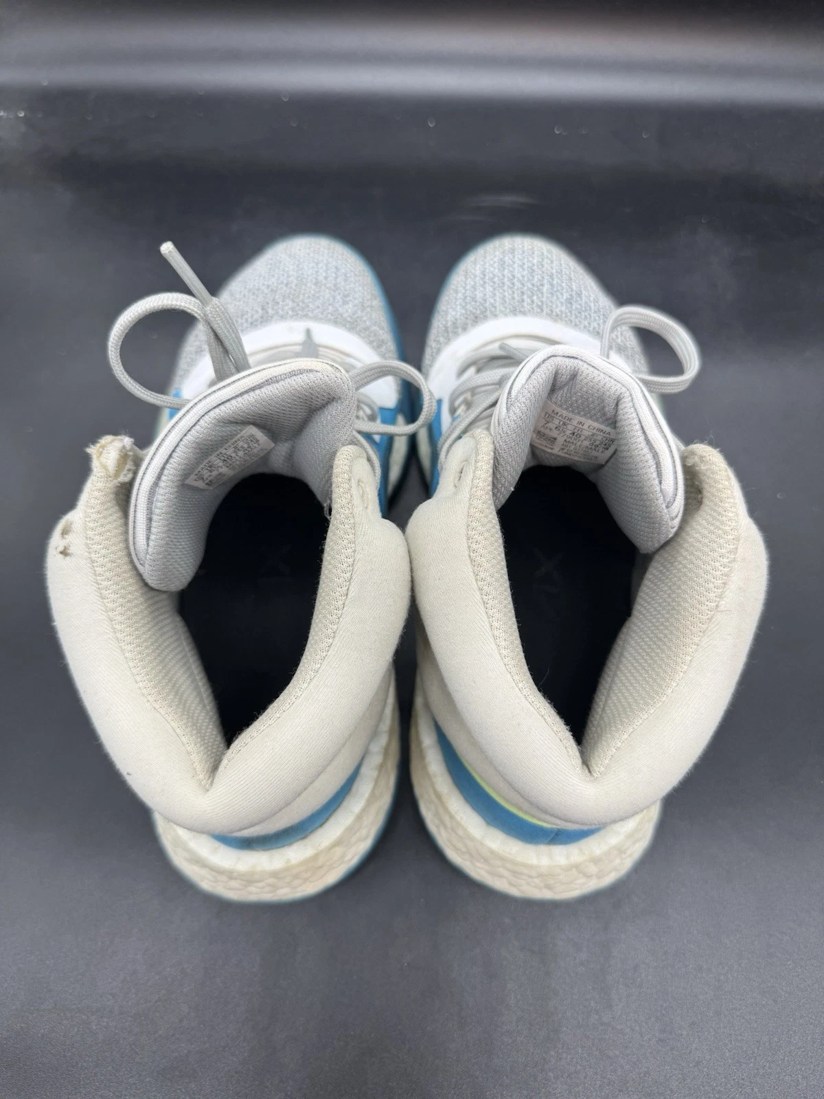 Adidas Marquee Boost Mens Size 7 Gray Blue Basketball  display picture 1