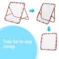 thumbnail image 3 of Red Volleyball Rebounder Net - Football & Baseball Training Aid - Portable, Adjustable Angle - Durable Steel & PE Mesh - Sports Practice Equipment, 3 of 7