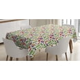 thumbnail image 1 of Ambesonne Vegetable Art Tablecloth Rectangular Table Cover, Detailed Cartoon Food, 60"x90", Multicolor, 1 of 3