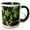 Black/White, variant on 3drose, Usa, Washington, Okanogan Valley. Pinot Grapes in Vineyard., 15oz Mug