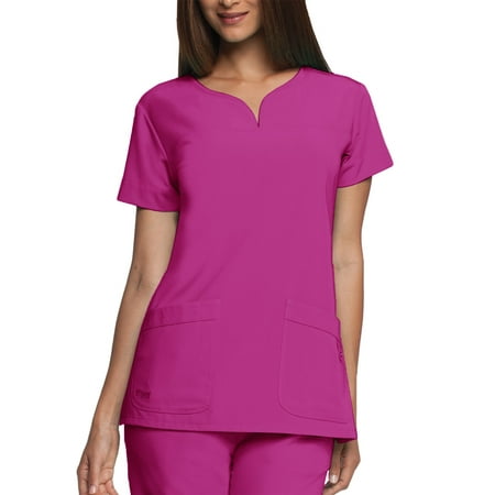 Grey's Anatomy 'Grey's Anatomy Signature' 2 Pocket Notch Neck Top Scrub Top