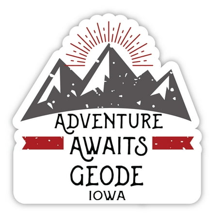

Geode Iowa Souvenir 4-Inch Magnet Adventure Awaits Design