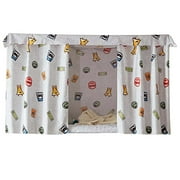 FANCY PUMPKIN Simple Dormitory Bunk Bed Curtains Dustproof Bedroom Curtains Shading Cloth, C-14