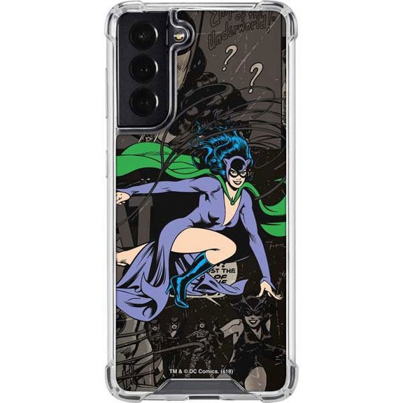 Skinit DC Comics Catwoman Mixed Media Galaxy S22 Clear Case