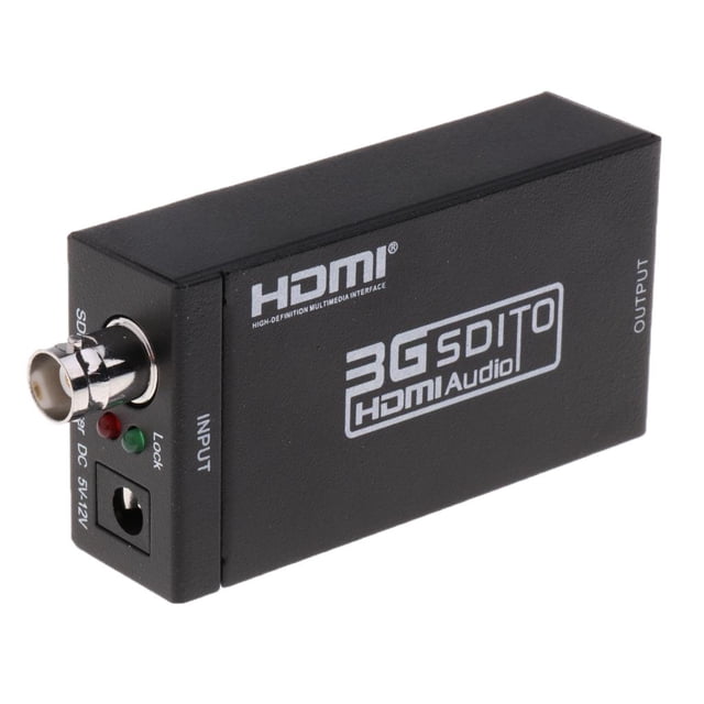 Convertidores MINI Convertidores -I / I / 3G 720P 1080p Compatibilidad Baoblaze Adaptador de metal SDI a HDMI