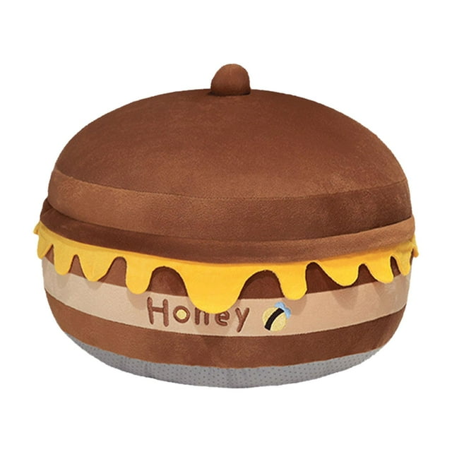 Cojín de peluche con dibujos animados para silla, cojín de felpa grueso y realista para sofá, apartamento, dormitorio, coche, decoración del hogar