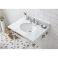 thumbnail image 6 of Water Creation Empire 30"W Single Plastic Wash Stand - Polished Nickel & Clear, 6 of 7
