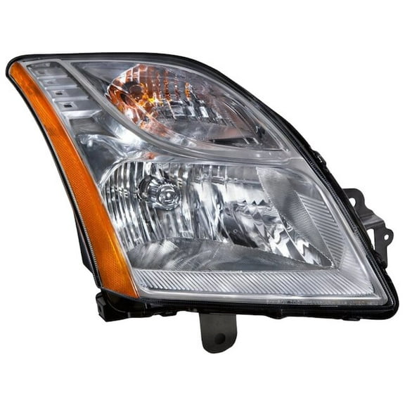 Right Passenger Side Headlight Assembly - Compatible with 2010 - 2012 Nissan Sentra (Fits Base, S, and SL Models) 2011