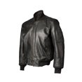 thumbnail image 1 of Jacket, MA-1, John Ownbey, Leather, Black, Size L, 1 of 4