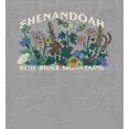 thumbnail image 2 of Elevation 7573 Shenandoah Wildflowers Heather Gray Adult Crew Neck Long Sleeve Tee-Medium, 2 of 3