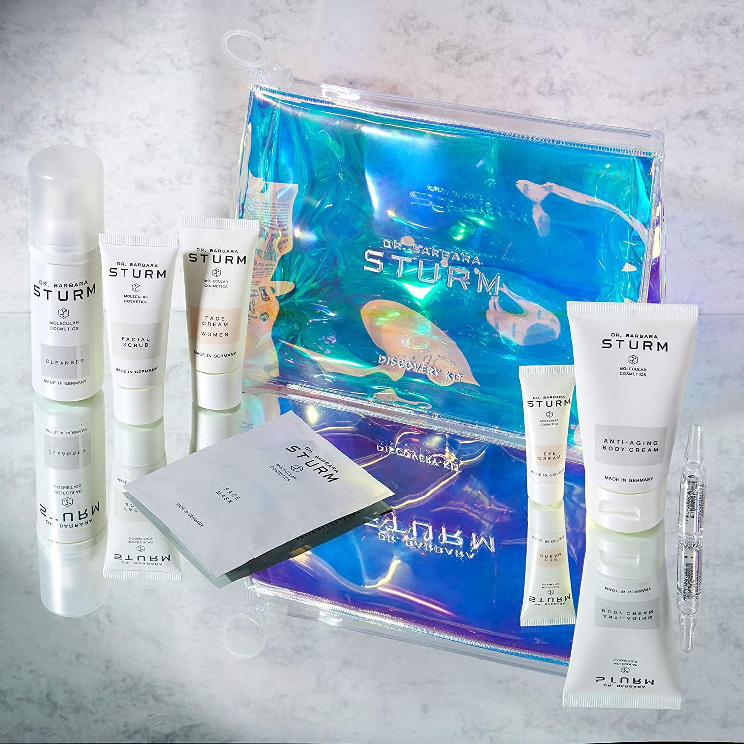 Dr. Barbara Sturm Discovery Kit - Travel Skincare Routine Kit 7 Piece Kit