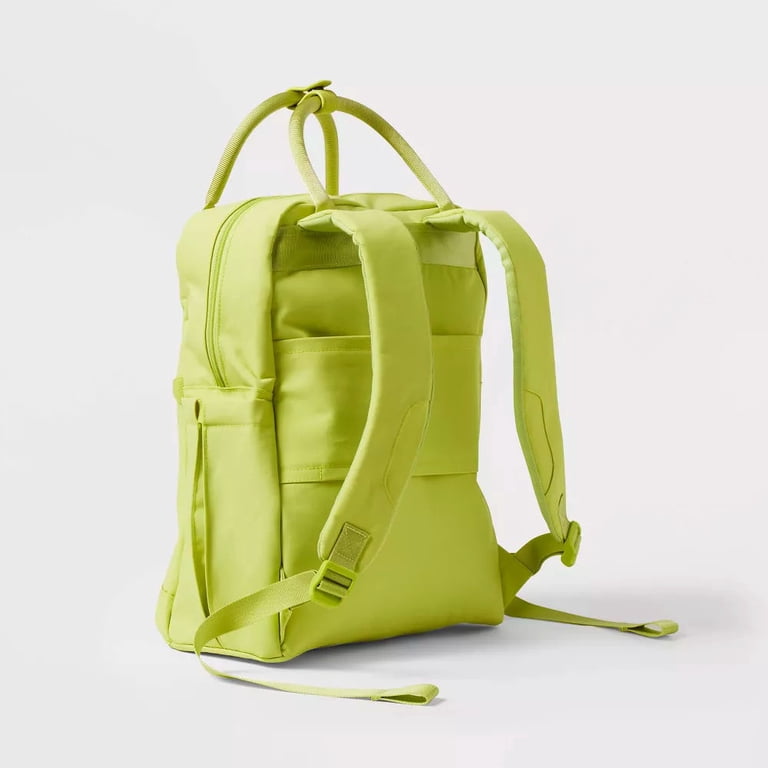 Open Story Age Over 18 Commuter Backpack, Lime Green  display picture 1