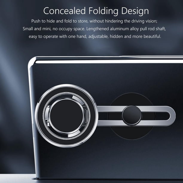 Soporte magnético para teléfono con monitor de coche para MacBook iPhone 14/Tesla Model 3 (Plata) Likrtyny Para estrenar