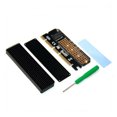 thumbnail image 3 of Methold PCI-E 16X to NVME Expansion Card Writing PCIE3.0 LED Alloy Portable M.2 Aluminum Adapter Travel to Indicator with Connection Type2, 3 of 6