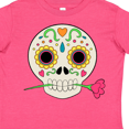 thumbnail image 4 of Inktastic DÃ­a De Los Muertos Skull with Flower Boys or Girls Toddler T-Shirt, 4 of 5