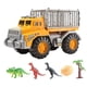 thumbnail image 1 of Camión de transporte de dinosaurios grande para niños, juguetes de transporte, camión transportador, vehículo de juguete, dinosaurio Amarillo 3 piezas, 1 of 6