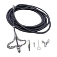 thumbnail image 1 of Limpiador de desagües de serpiente, herramienta de limpieza de metal, serpiente de plomería, removedor de obstrucciones, herramienta de eliminación de 5 metros, 1 of 8