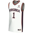 thumbnail image 2 of Male GameDay Greats #1  White Virginia Cavaliers  Lightweight Basketball Jersey, 2 of 4