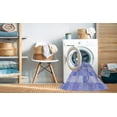 thumbnail image 2 of Ahgly Tapis Rectangulaire Lavable en Machine Intérieur Transitionnel Bleu Ardoise Clair, 2 Pieds x 4 Pieds, 2 of 7