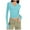 Blue, variant on Gubotare Shirts for Women 3/4 Sleeve V Neck Rib Knit Slim Basic Tees Tops 2025 Fall Casual Tshirts Going Out Workout Outfits (Green,S)
