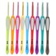 thumbnail image 1 of 9pcs Practical Weaving Tools Set Plastic Handle Crochet Hooks Kit for Home Use, 1 of 3