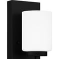 thumbnail image 5 of Quoizel Wilburn 1-Light Integrated LED Matte Black Wall Sconce, 5 of 5