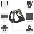 thumbnail image 6 of Picia Light Green Squares No-Pull Dog Harness Reflective Front Clip Vest with Handle,Step-in Air Dog Harness,Adjustable 2 Metal Rings 4 Buckles,Easy to Put on & Take Off Large, 6 of 9