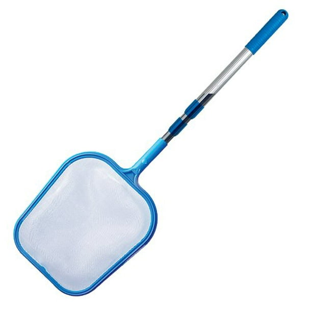 leaf skimmer with wheels and brushes