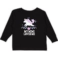 thumbnail image 3 of Inktastic My Mimi Loves Me Unicorn Girls Long Sleeve Toddler T-Shirt, 3 of 5