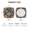 thumbnail image 5 of Rateoe Colorful Compasses Pattern Square Couch Cushion Covers, Sofa Furniture Protector Slipcover with Bottom Tie rope, Soft Non-Slip Non-Wrinkle Non-Sticky-Two Pieces, 5 of 7