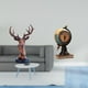 thumbnail image 2 of Figura de cabeza de ciervo,Adorno de cabeza de ciervo,estatua de animal decorativa,Figura de cabeza de ciervo para decoración de mesa creativa,Figura de escritorio,Reloj de mesa con forma de, 2 of 8