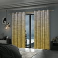 thumbnail image 3 of Lfeey Blackout Curtains Color Blocking, Room Darkening for Bedroom Grommet Curtains, White, 52x96 inches, 2 panels, 3 of 6