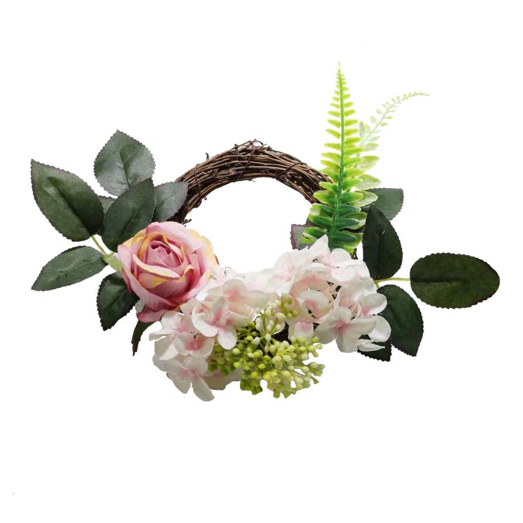 Haillom Artificial Flower Wreath Simulation Floral Decor Garland