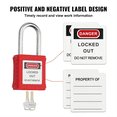 thumbnail image 5 of Lockout Tagout Locks Set,10 PCS Safety Lockout Padlocks,Lock Out Tag Out Safety Pa G14197, 5 of 8
