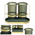 thumbnail image 4 of Tableware Crock, PET Chopsticks Drying Caddy  for Spoons Platinum,Green Gold,Green, 4 of 8